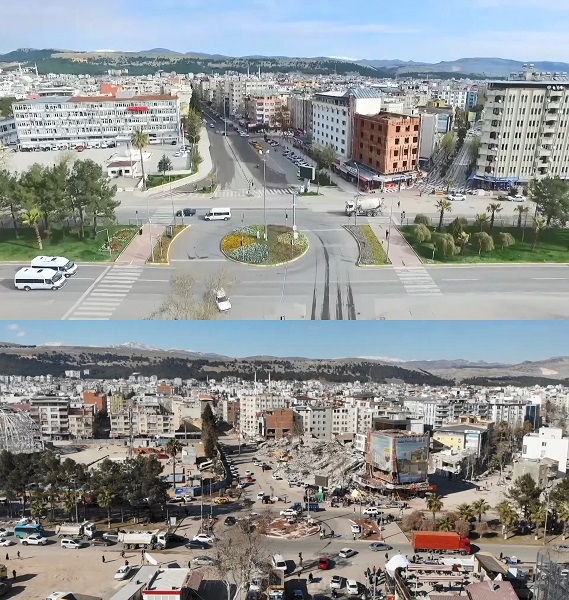 Foto - Adıyaman'ın son hali yürekleri yaktı! Bir şehrin öncesi-sonrası