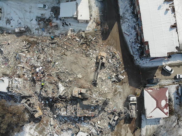 Foto - Afet bölgesi havadan görüntülendi! Elbistan'da son durum