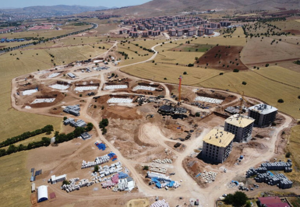 Afet konutları yükseliyor! Elazığ'da depremzedeler için 2 bin 936 konut inşa ediliyor