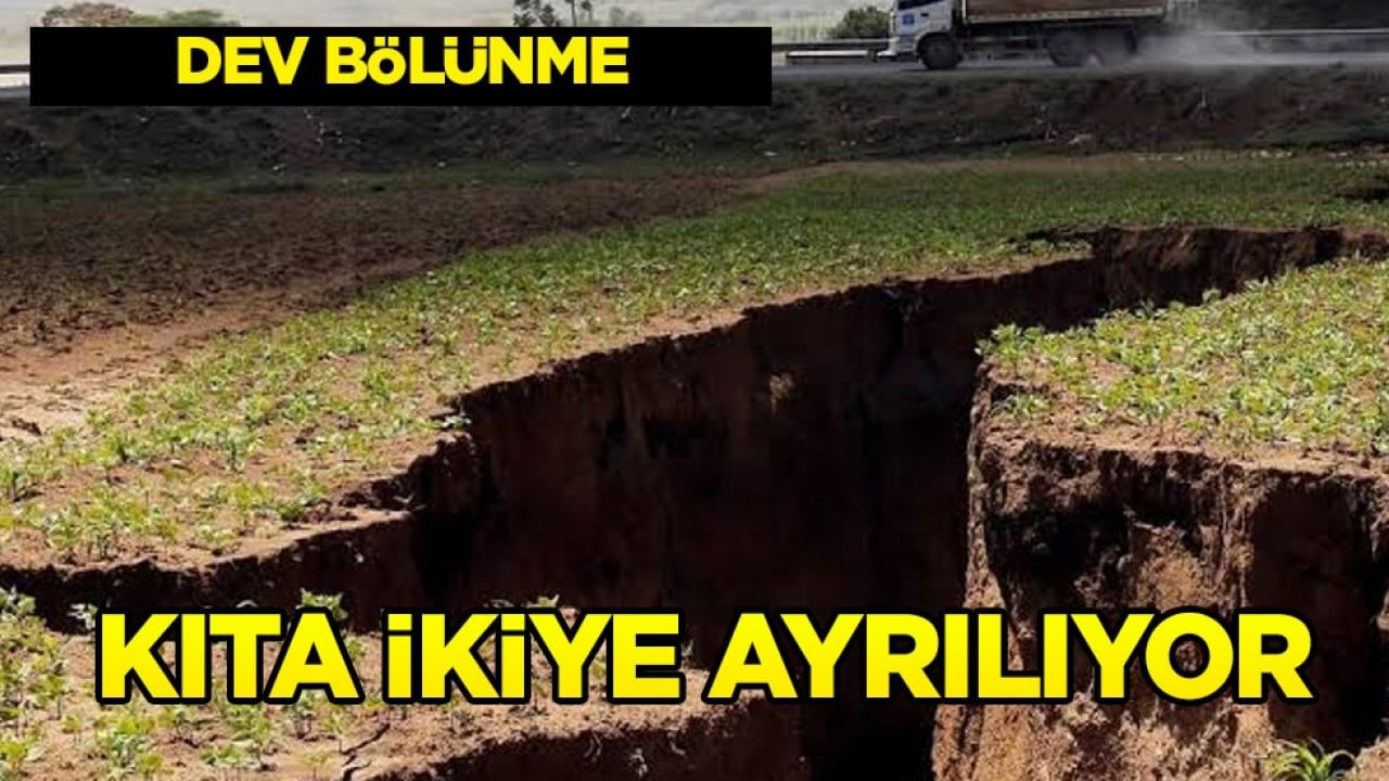 Afrika kıtası 'iki'ye ayrılıyor biliyor muyuz? Büyüklüğünde alan hesapları yapıldı: Hareketliliği tespit edildi