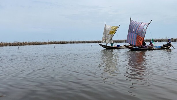 Foto - Afrika'da kölelikten kaçanların su üstüne kurduğu köy