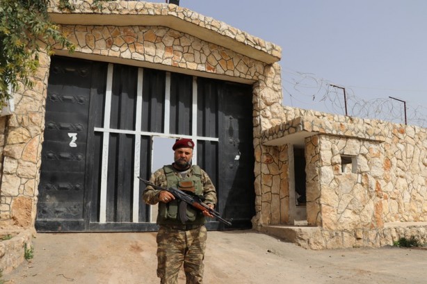 Afrin merkez hapishanesi böyle görüntülendi