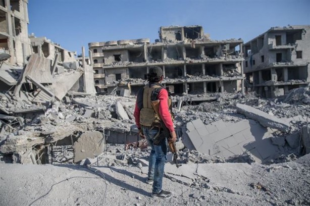 Foto - Afrin'de terör örgütünün tuzakladığı binada patlama: 11 ölü