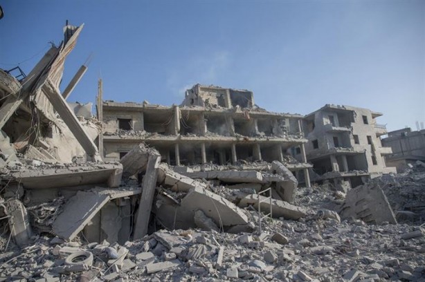Foto - Afrin'de terör örgütünün tuzakladığı binada patlama: 11 ölü
