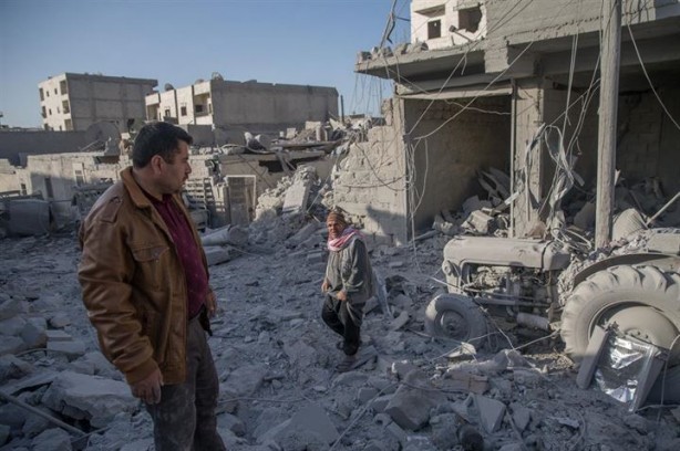 Foto - Afrin'de terör örgütünün tuzakladığı binada patlama: 11 ölü