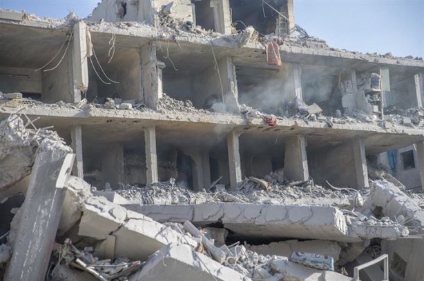 Foto - Afrin'de terör örgütünün tuzakladığı binada patlama: 11 ölü