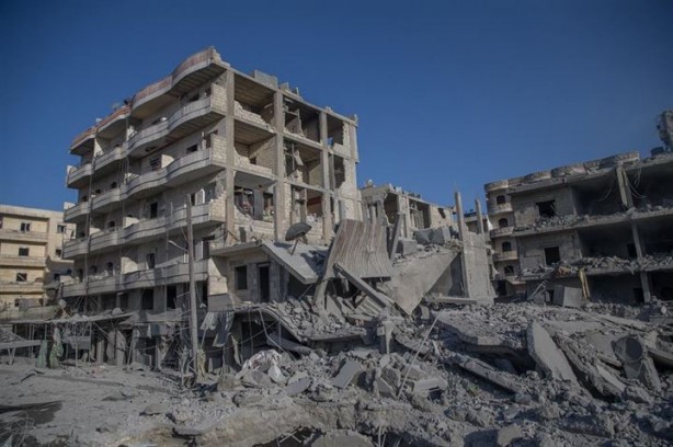 Foto - Afrin'de terör örgütünün tuzakladığı binada patlama: 11 ölü