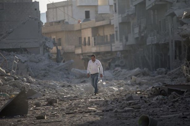 Foto - Afrin'de terör örgütünün tuzakladığı binada patlama: 11 ölü