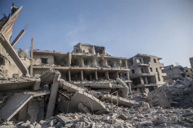 Foto - Afrin'de terör örgütünün tuzakladığı binada patlama: 11 ölü