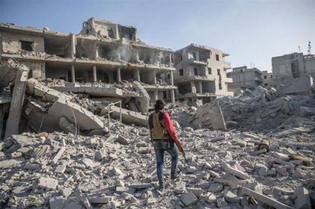 Foto - Afrin'de terör örgütünün tuzakladığı binada patlama: 11 ölü