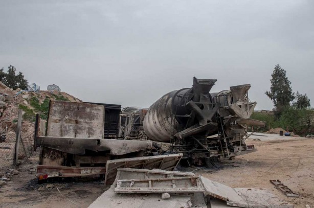 Foto - Afrin'de teröristlerin beton fabrikası bulundu