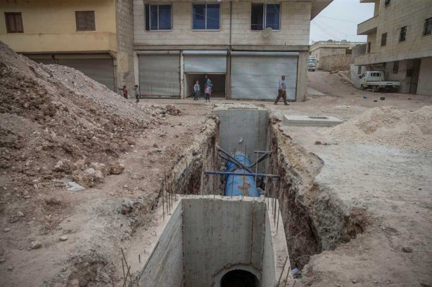 Foto - Afrin'de teröristlerin beton fabrikası bulundu