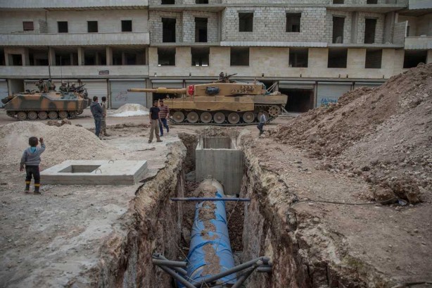 Foto - Afrin'de teröristlerin beton fabrikası bulundu