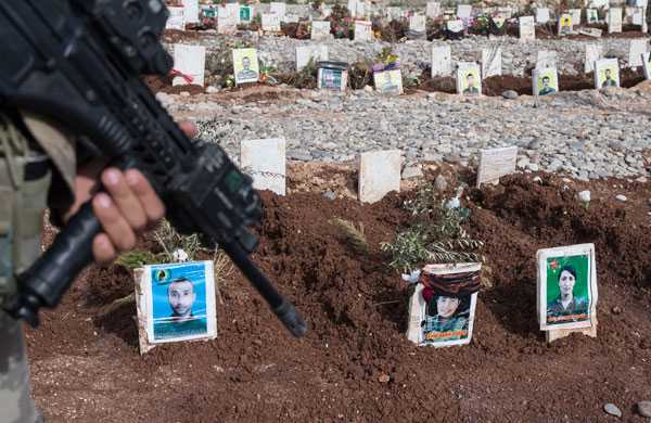 Foto - Afrin'de yüzlerce terörist mezarı bulundu