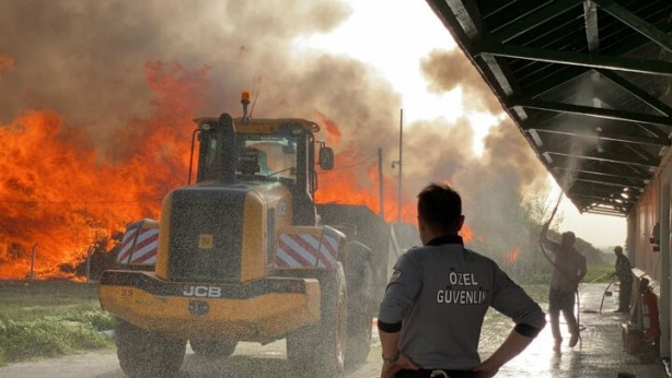 Foto - Afyonkarahisar'da biyoenerji tesisinde dev yangın!