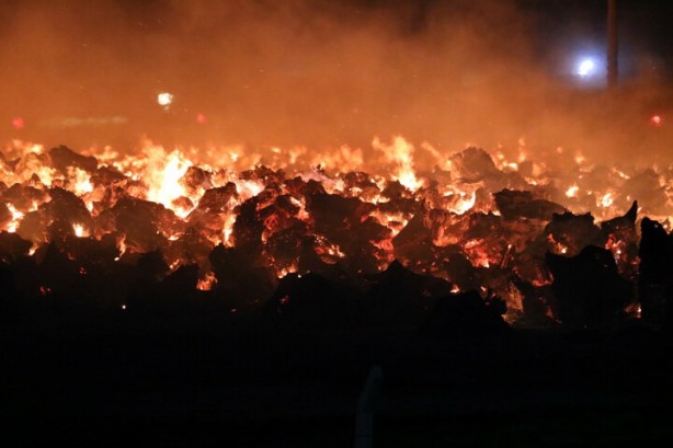 Foto - Afyonkarahisar'da biyoenerji tesisinde dev yangın!