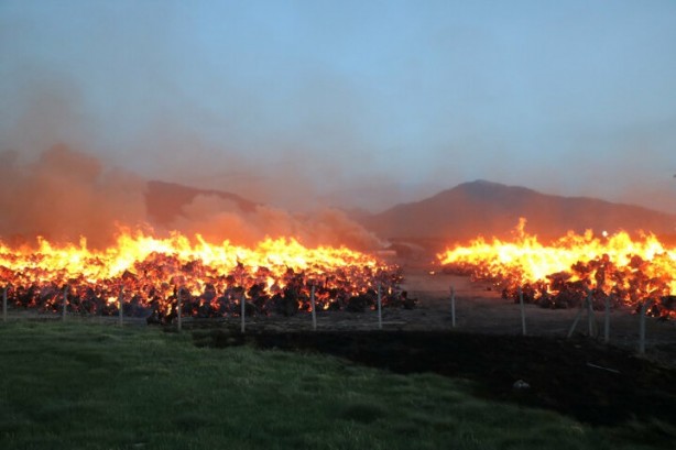 Afyonkarahisar'da biyoenerji tesisinde dev yangın!