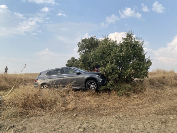 Foto - Ağaca çarpan otomobilden vahşet çıktı