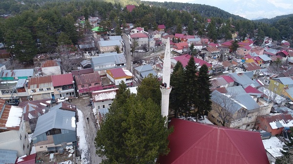 Foto - Ağır hasarlı cami böyle yıkıldı