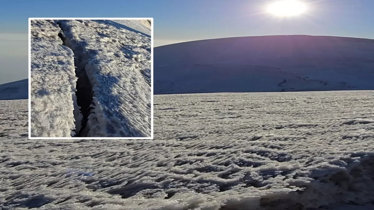 Foto - Ağrı Dağı zirvesinde saklı korkunç sır! İlk kez görülüyor
