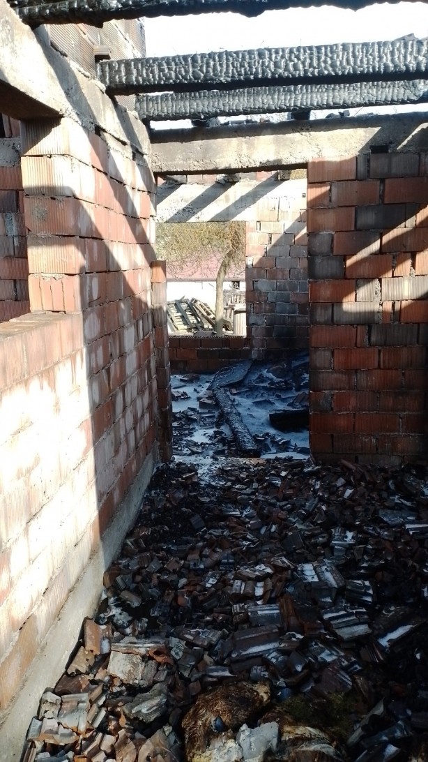 Foto - Ahır yangınında küçükbaş hayvanlar telef oldu