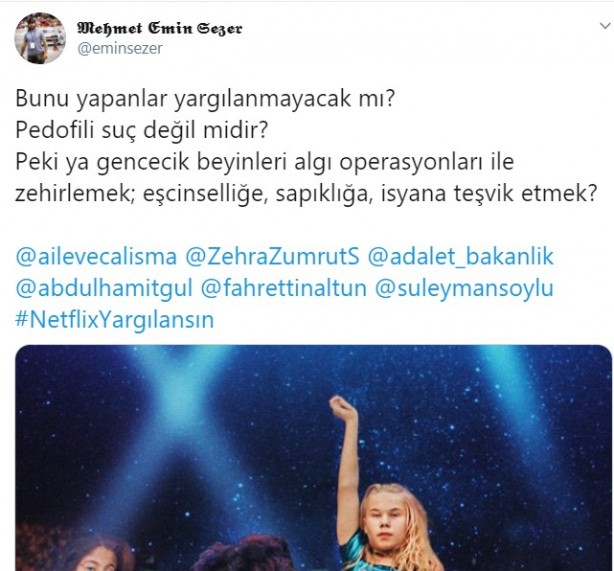 Foto - Netflix'in pedofili filmi, sosyal medyayı salladı! "Geleceğin için sessiz kalma"