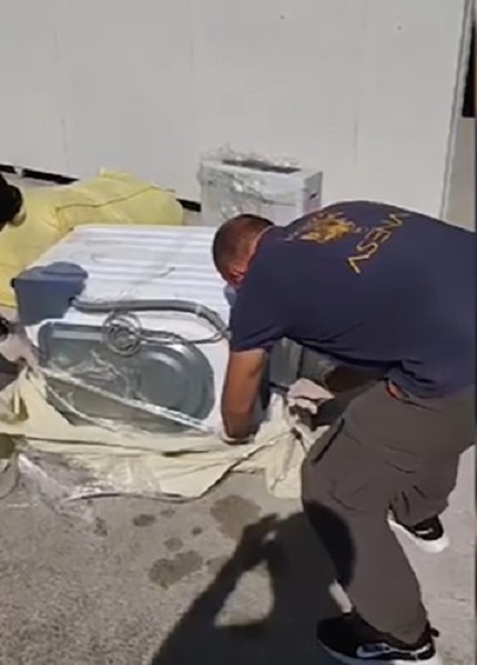 Foto - Ahlaksızlardan her gün yeni bir taktik! Çamaşır makinesinden bakın ne çıktı