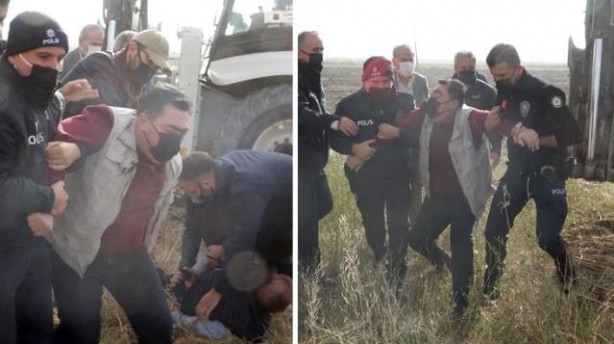 Foto - Ahlaksızlığın yuvasının yıkımına böyle engel olmaya çalıştılar