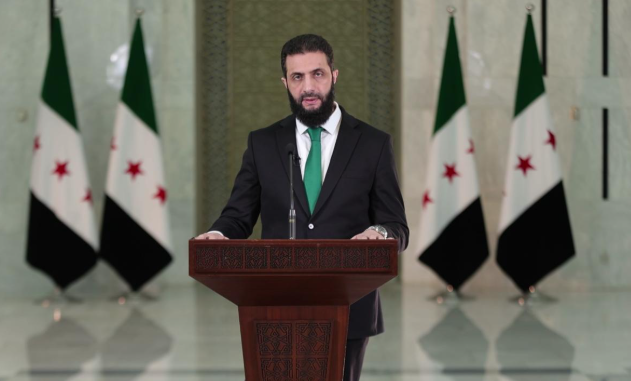 Foto - Ahmed Şara ulusa seslendi: Suriye’nin bölünmesine izin vermeyeceğiz! Erdoğan'a özellikle teşekkür