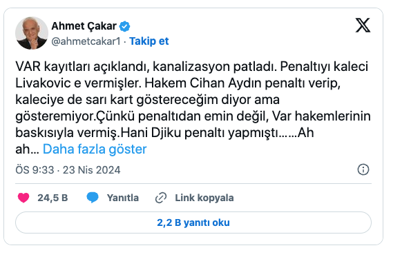 Foto - Ahmet Çakar ağızları açık bıraktı! "Tam bir tezgah" Senin ağzın ne söylüyor hocam