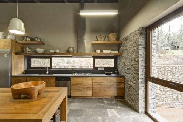 Foto - Ahşap ve taşın mükemmel uyumu