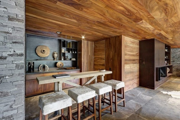 Foto - Ahşap ve taşın mükemmel uyumu