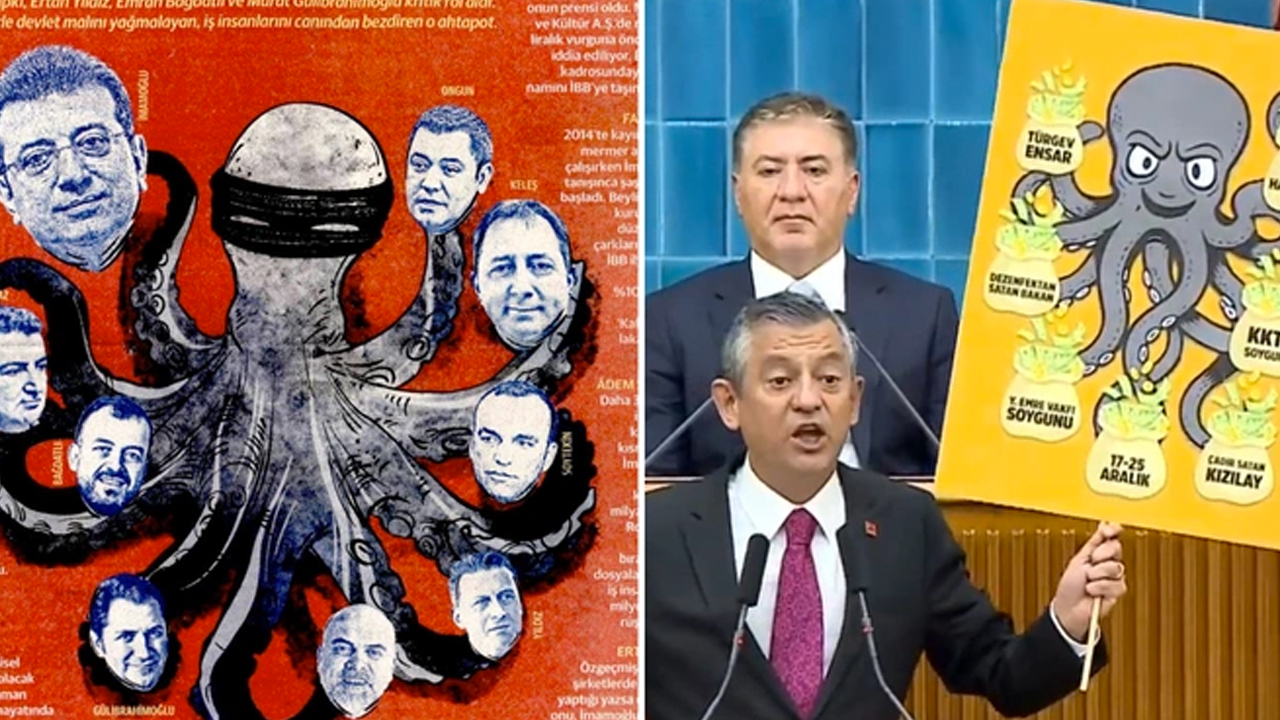 Ahtapot kavgası kızıştı Özgür Özel’e bir tokat daha: Al sana ahtapot! İyi oku bari…