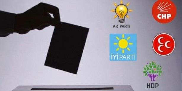 Foto - AK Parti CHP MHP HDP İYİ Parti oy oranları seçim anketi sonuçları 