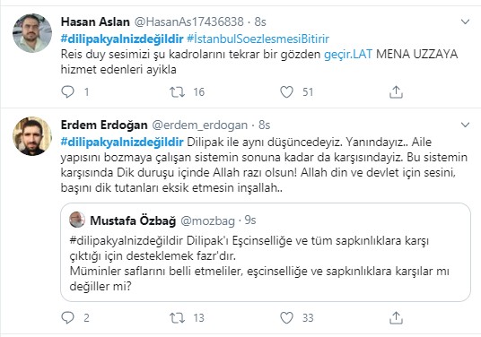 Foto - AK Parti Kadın Kolları'na tepki, Dilipak'a destek çığ gibi!