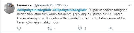 Foto - AK Parti Kadın Kolları'na tepki, Dilipak'a destek çığ gibi!