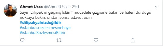 Foto - AK Parti Kadın Kolları'na tepki, Dilipak'a destek çığ gibi!