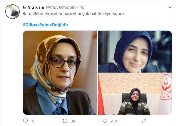 Foto - AK Parti Kadın Kolları'na tepki, Dilipak'a destek çığ gibi!