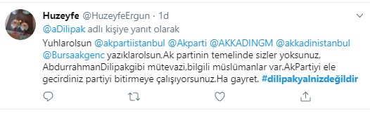 Foto - AK Parti Kadın Kolları'na tepki, Dilipak'a destek çığ gibi!