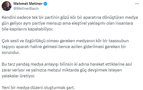 Foto - AK Partili Mehmet Metiner yine bombaladı! O "yalaka" detayı dikkat çekti