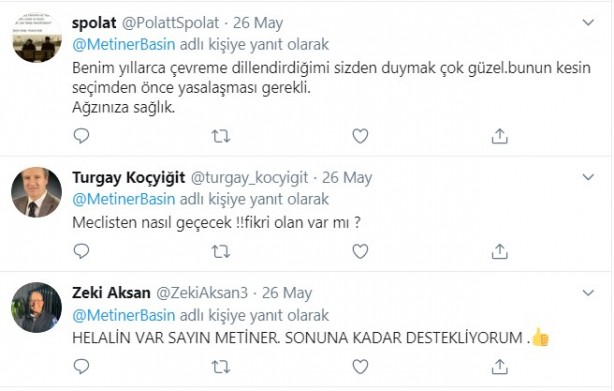 Foto - AK Partili Mehmet Metiner'in talebine destek yağdı! "İstemiyoruz"