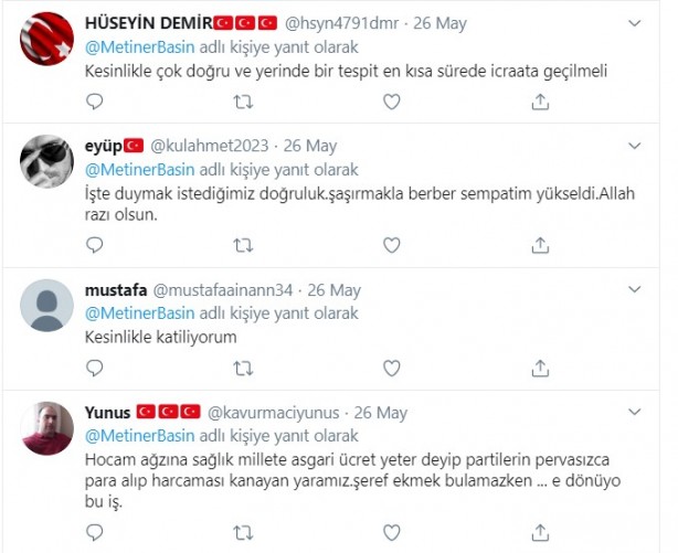 Foto - AK Partili Mehmet Metiner'in talebine destek yağdı! "İstemiyoruz"