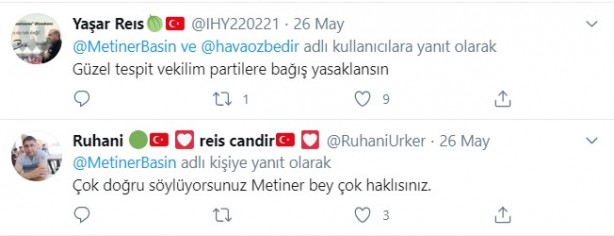 Foto - AK Partili Mehmet Metiner'in talebine destek yağdı! "İstemiyoruz"