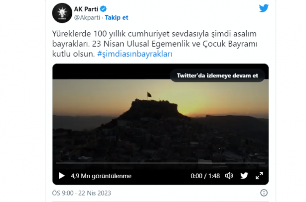 Foto - AK Parti'nin seçim videosundaki detay Yunanistan'ı panikletti! Paylaşımdaki Türk ayının altına dikkat