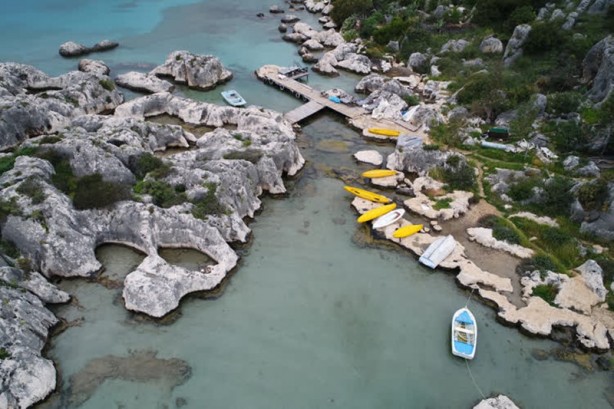 Foto - Akdeniz kıyılarına güzellik katıyor: Kaleköy