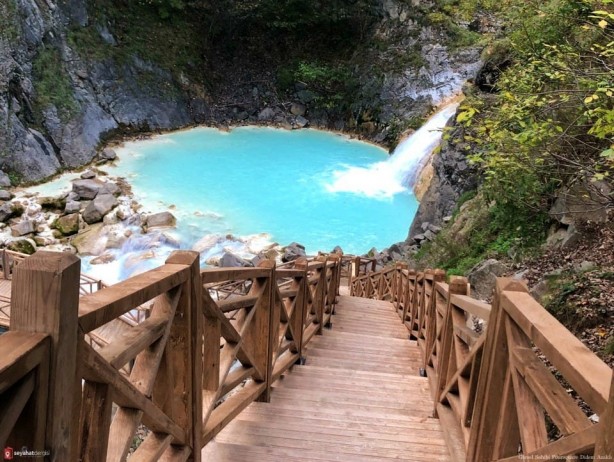 Foto - Akın akın insanların uğrak yeri Mavigöl'ün cazibesi her geçen yıl artıyor! 