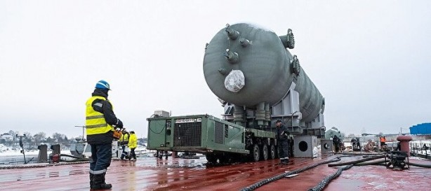 Foto - Akkuyu için Rusya'da 'dev' operasyon: Köprüler açıldı nehirdeki buzlar kırıldı!