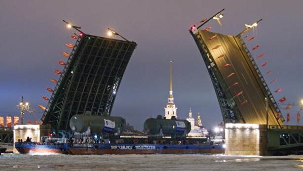 Foto - Akkuyu için Rusya'da 'dev' operasyon: Köprüler açıldı nehirdeki buzlar kırıldı!