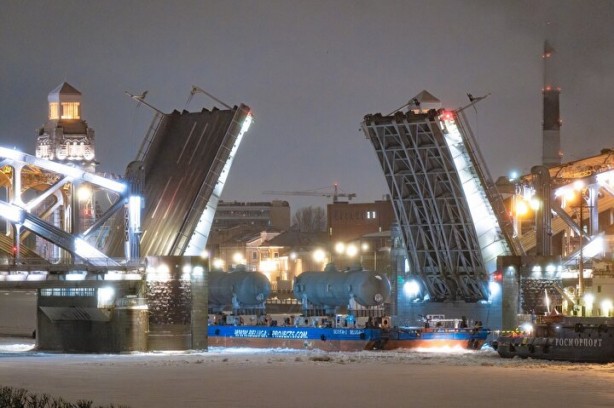 Foto - Akkuyu için Rusya'da 'dev' operasyon: Köprüler açıldı nehirdeki buzlar kırıldı!