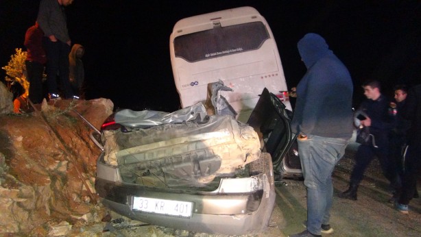 Foto - Akkuyu NGS işçilerini taşıyan otobüs kaza yaptı! Ölü ve yaralılar var